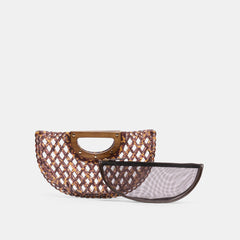 SOLANDRA CLUTCH TORTOISE JELLY