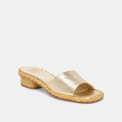DIXI WIDE SANDALS PLATINUM LEATHER