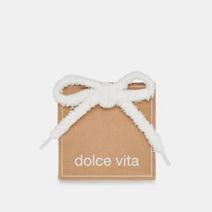 FUZZY LACE WHITE