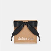 SATIN LACE BLACK