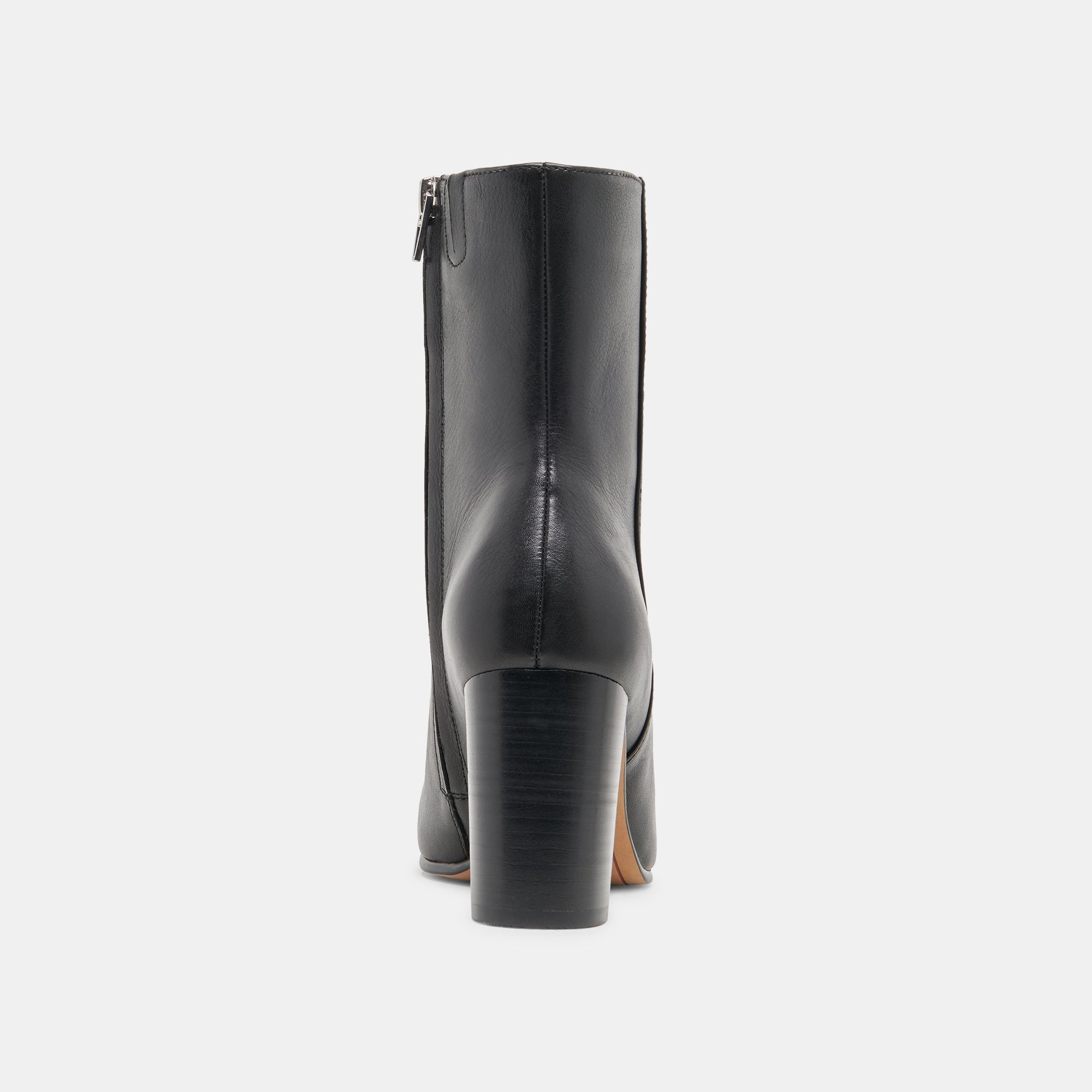 SUZY WIDE BOOTIES BLACK LEATHER