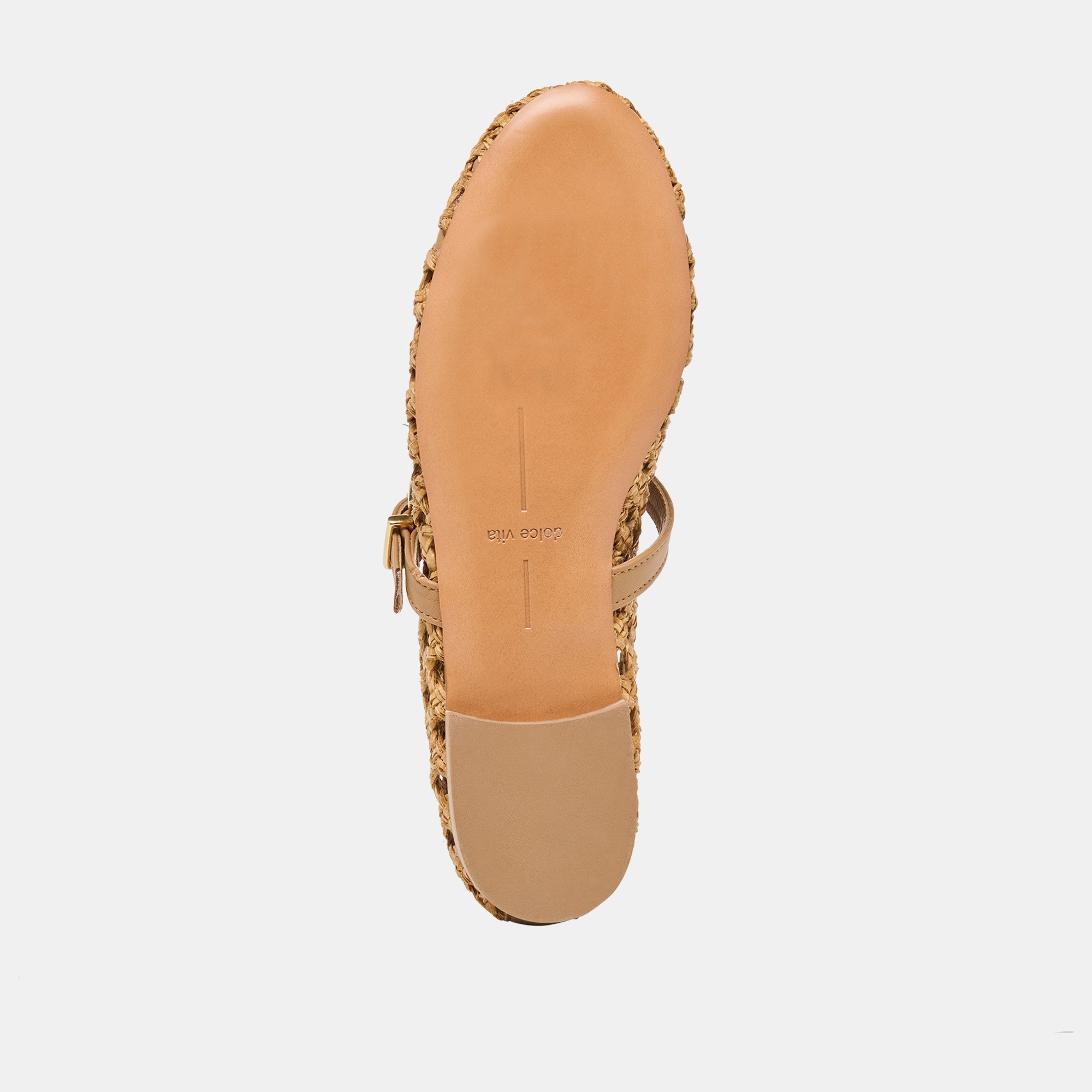 DOVER BALLET FLATS TAN WOVEN STELLA