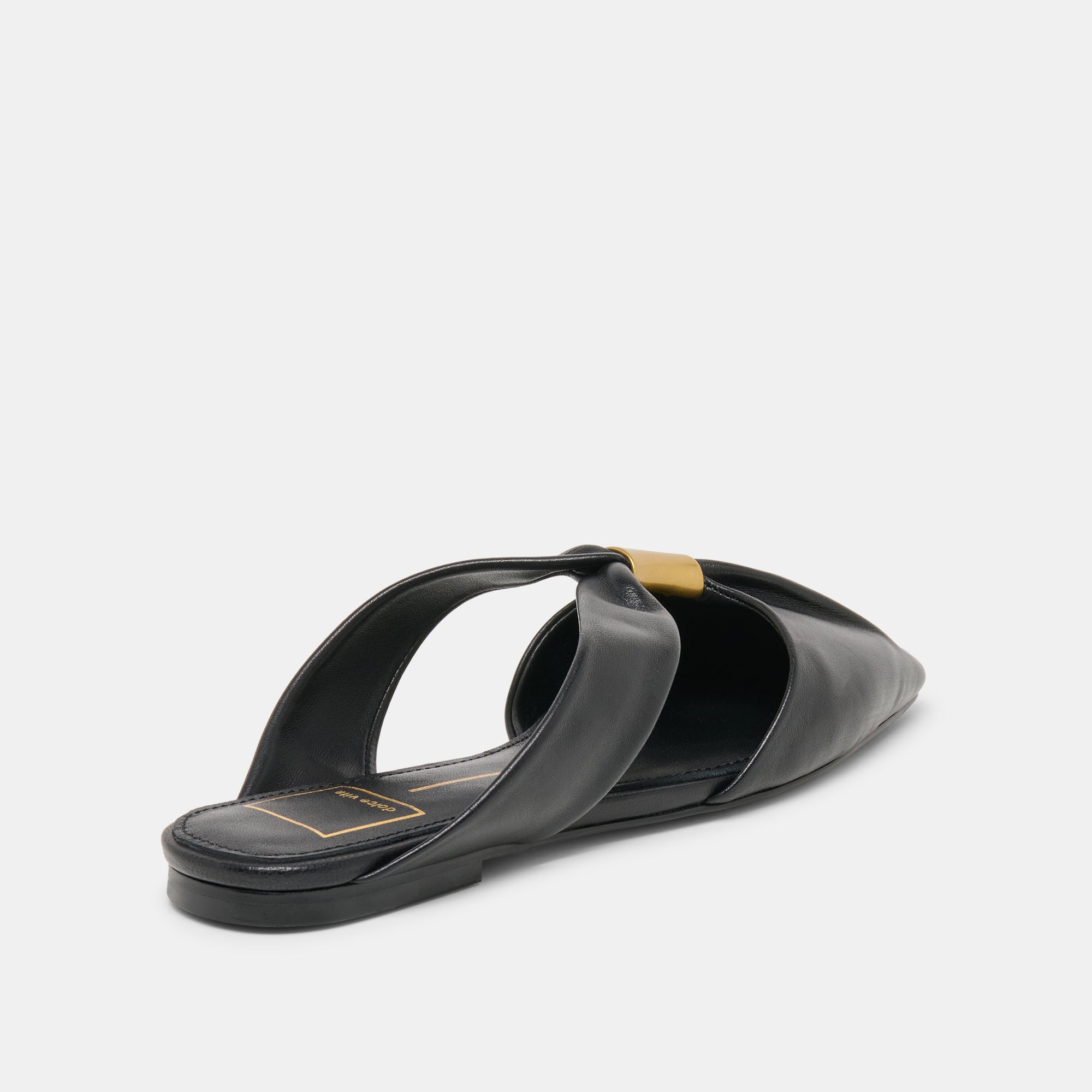 FRANEY FLATS BLACK LEATHER
