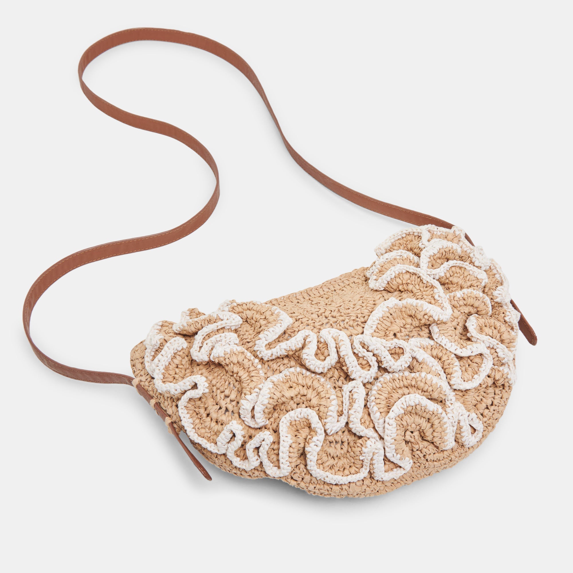 ATRANI CROSSBODY NATURAL RAFFIA