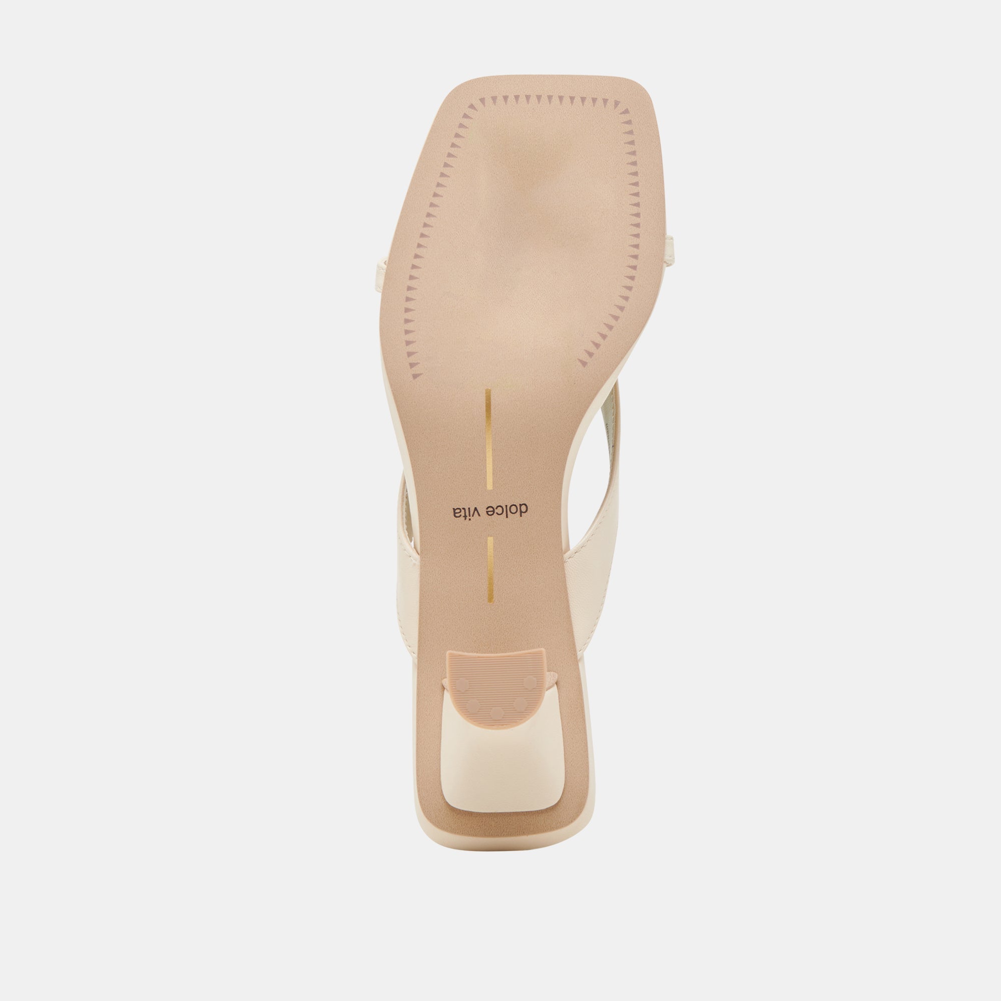 BREVEL HEELS BONE LEATHER