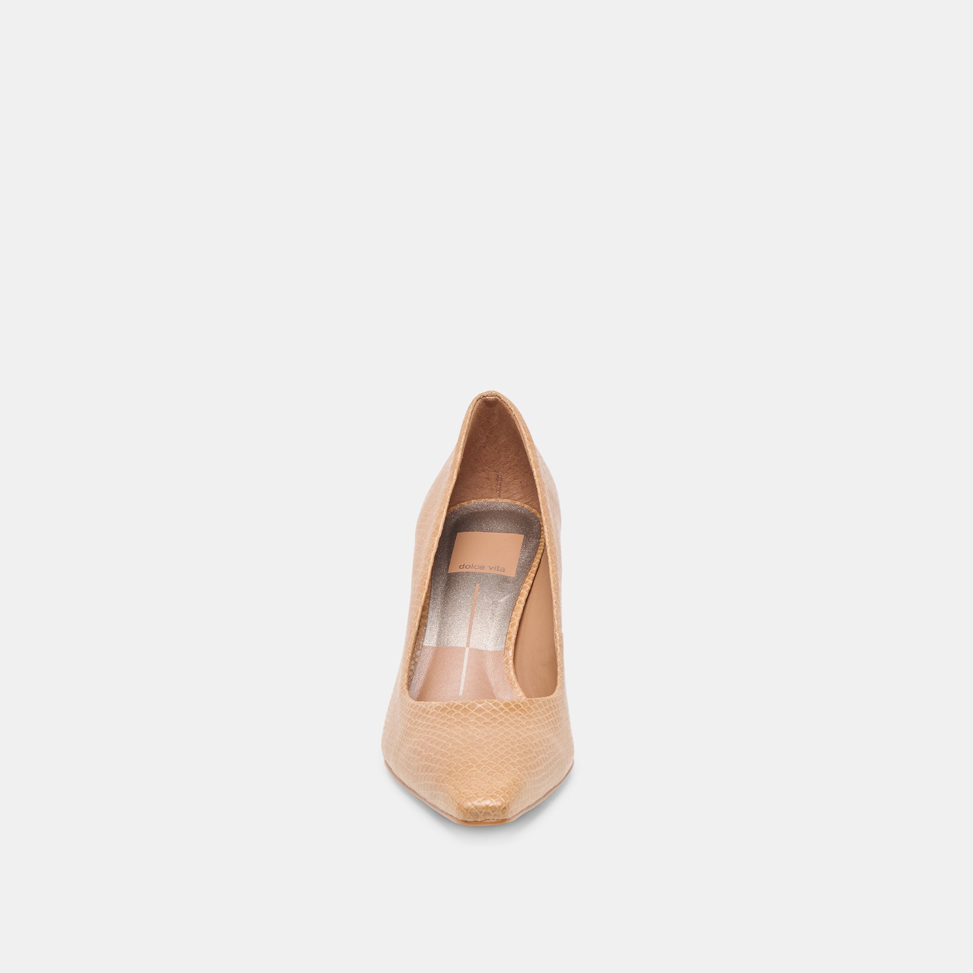 BRIONA HEELS WHISKEY EMBOSSED LEATHER