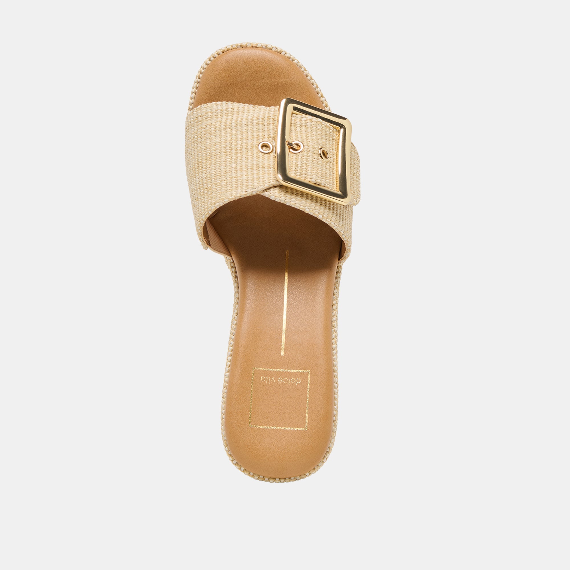 JILIAN WEDGES LT NATURAL RAFFIA - re:vita