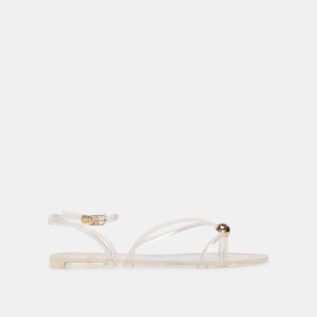 KENLEY VINYL SANDALS CRYSTAL JELLY