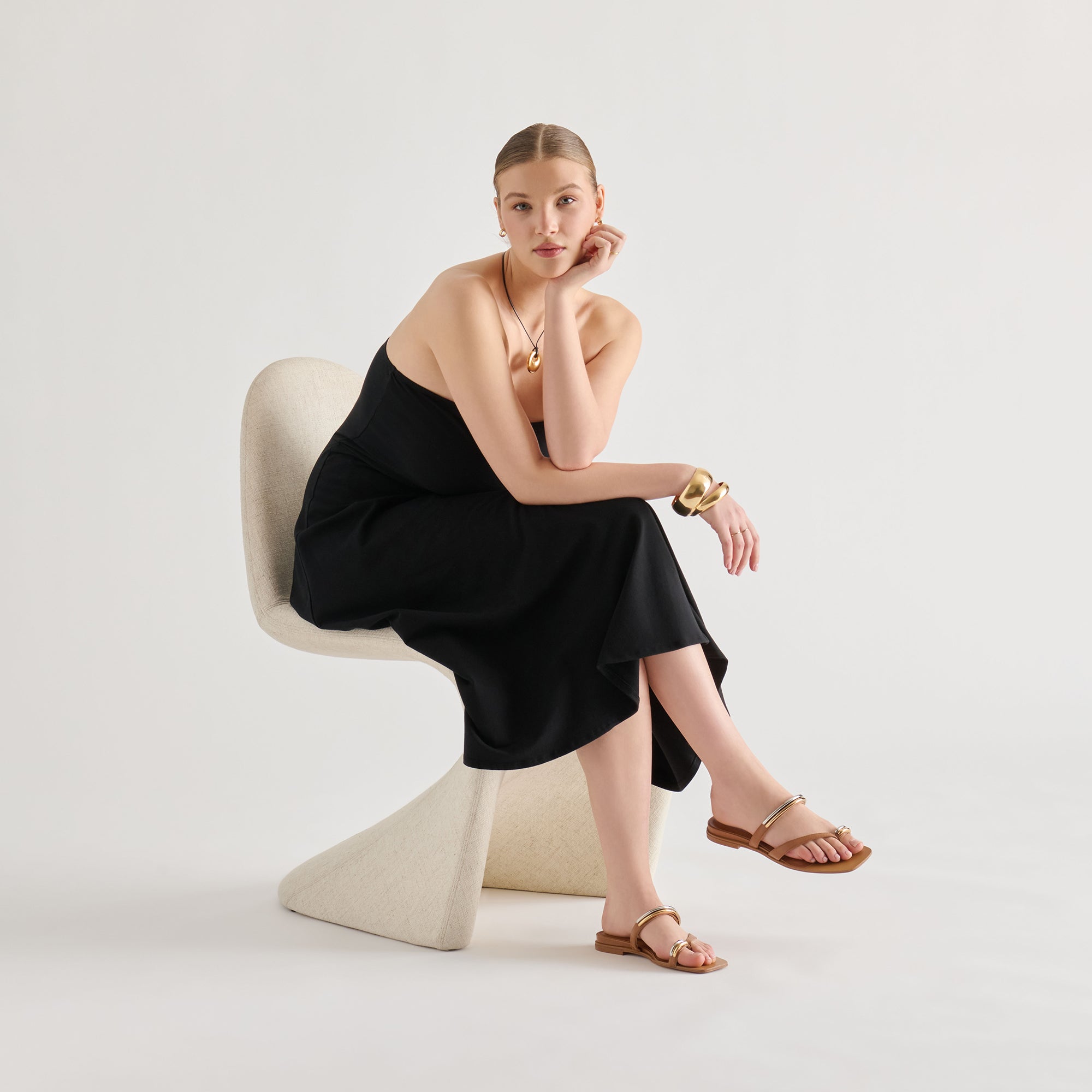 TARINA SANDALS CARAMEL LEATHER