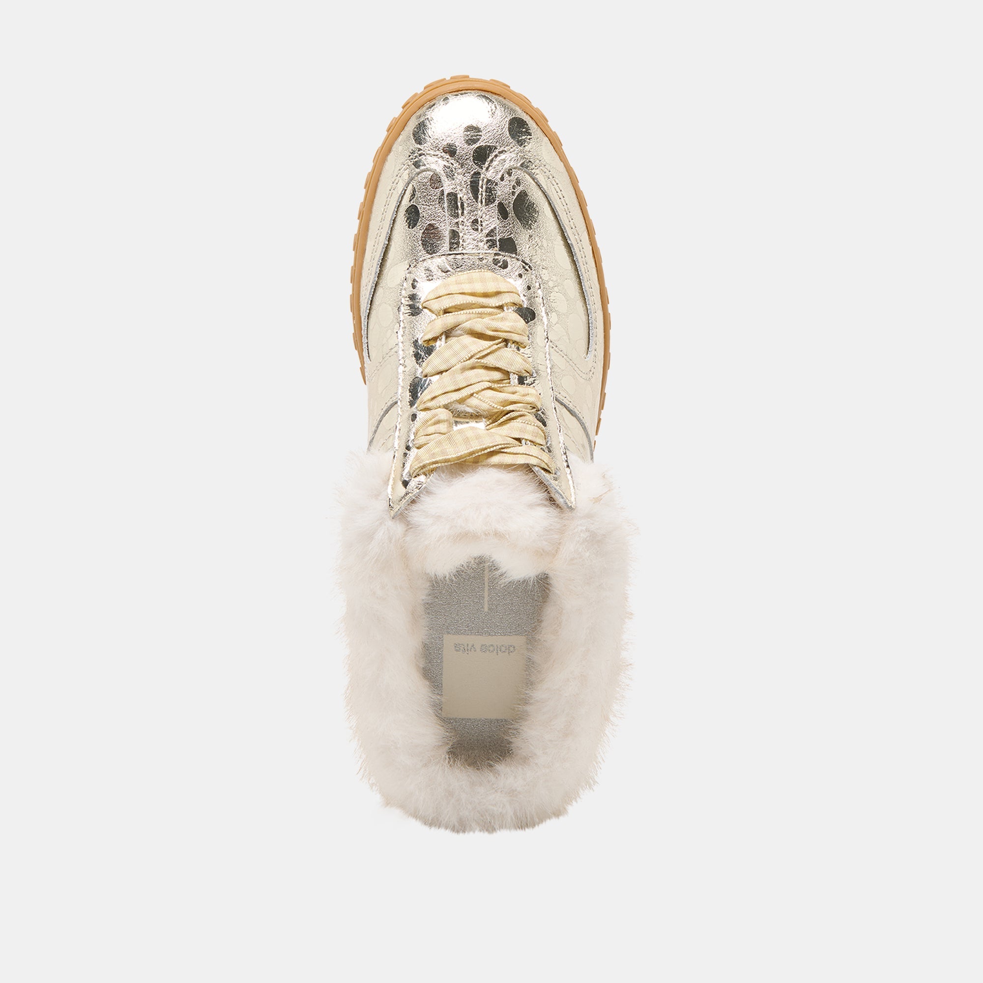 IZZEY PLUSH SNEAKERS PLATINUM LEATHER