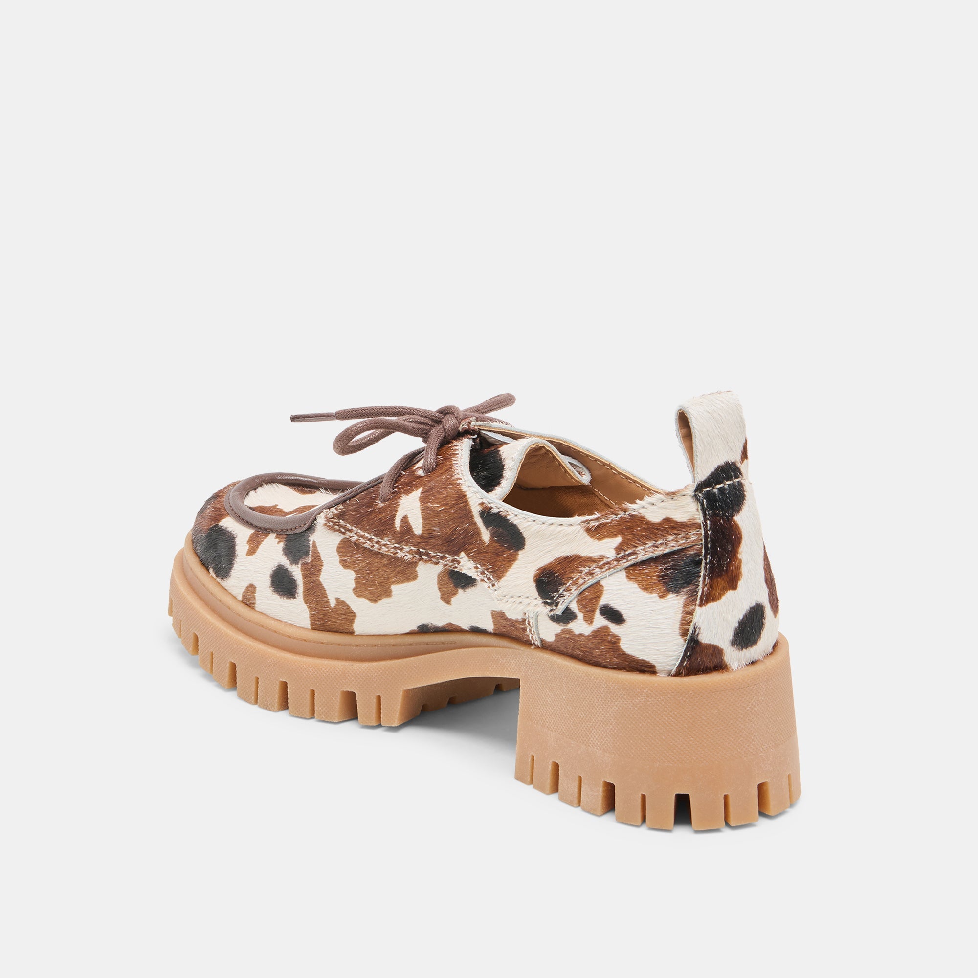 MILZA LOAFERS COCOA CALF HAIR