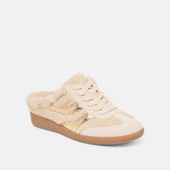 MERIT SLIDE PLUSH SNEAKERS NATURAL MULTI PLUSH
