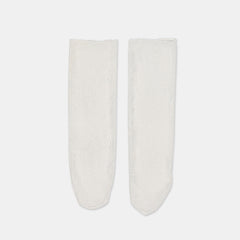 FLORAL LACE SLOUCH SOCKS WHITE